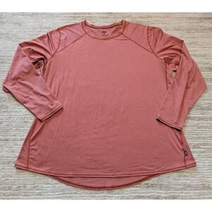 REI‎ Co Op Shirt Base Layer Womens Sz 3X Active Workout Top Long Sleeve Stretch